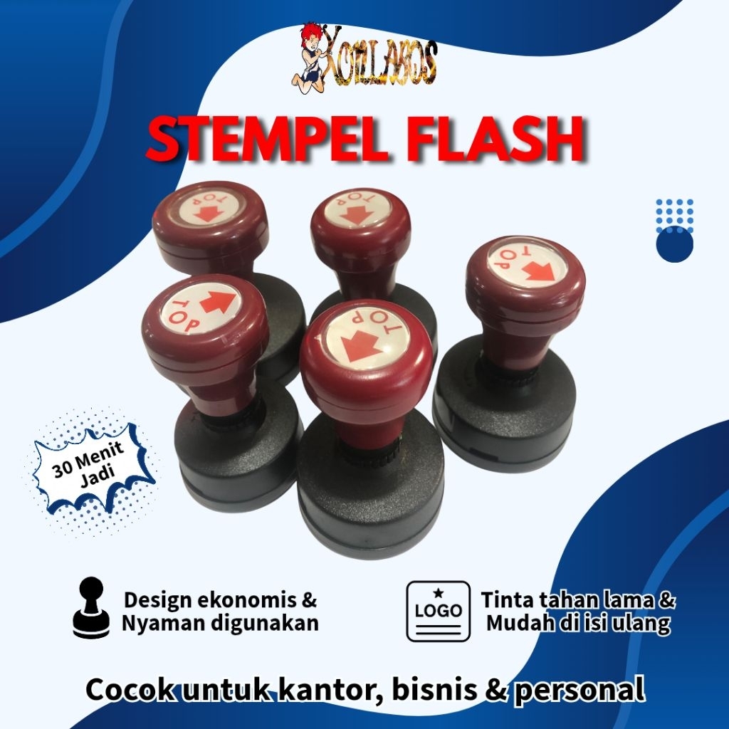 

STEMPEL OTOMATIS/FLASH, STEMPEL CUSTOM, STEMPEL PEMERINTAHAN