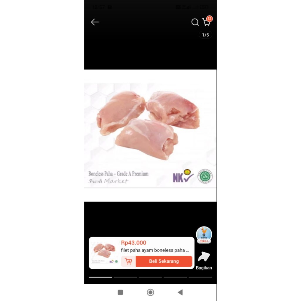 

filet paha 2kg frozen