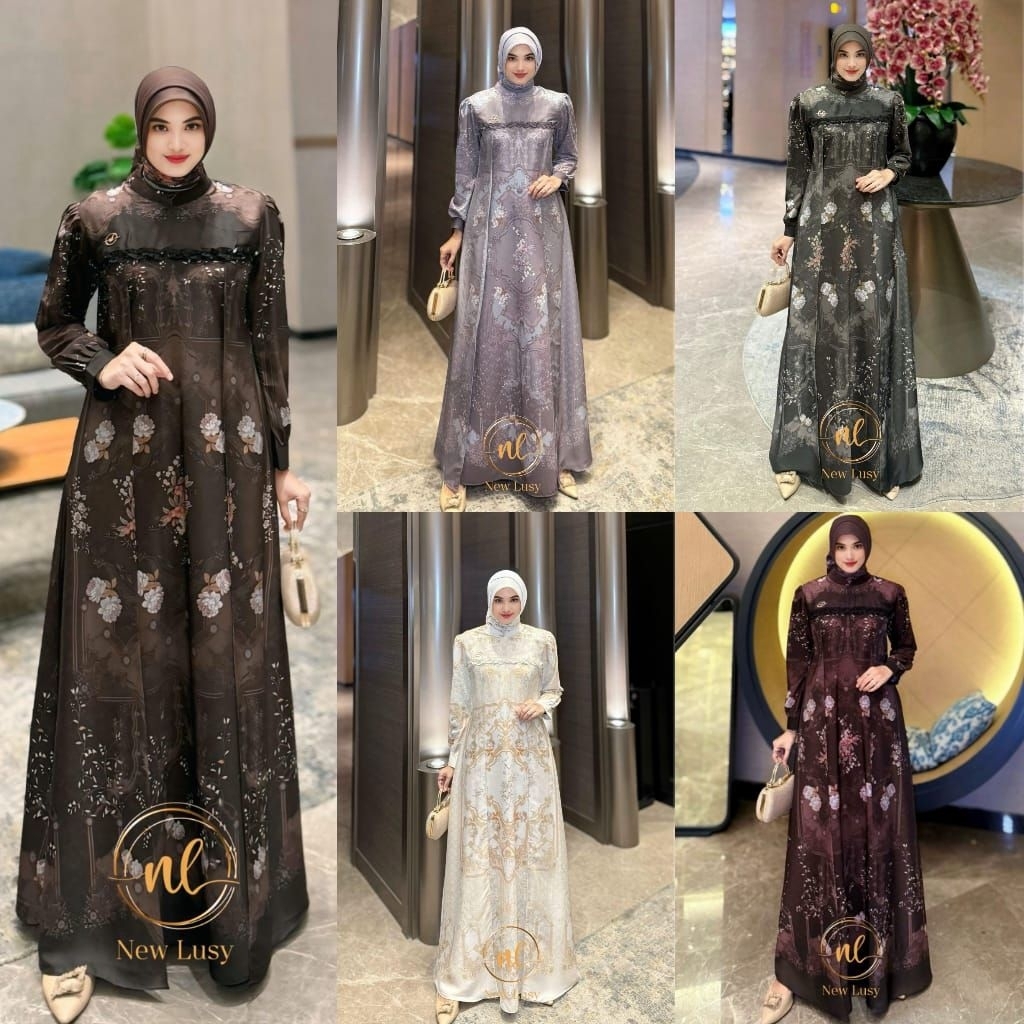 Jangan lupa kirim ulang nomorwa saat order SYDLAFANA NEW LUSY M-XXXL DRESS GAMIS MODE TERBARU TERLAR