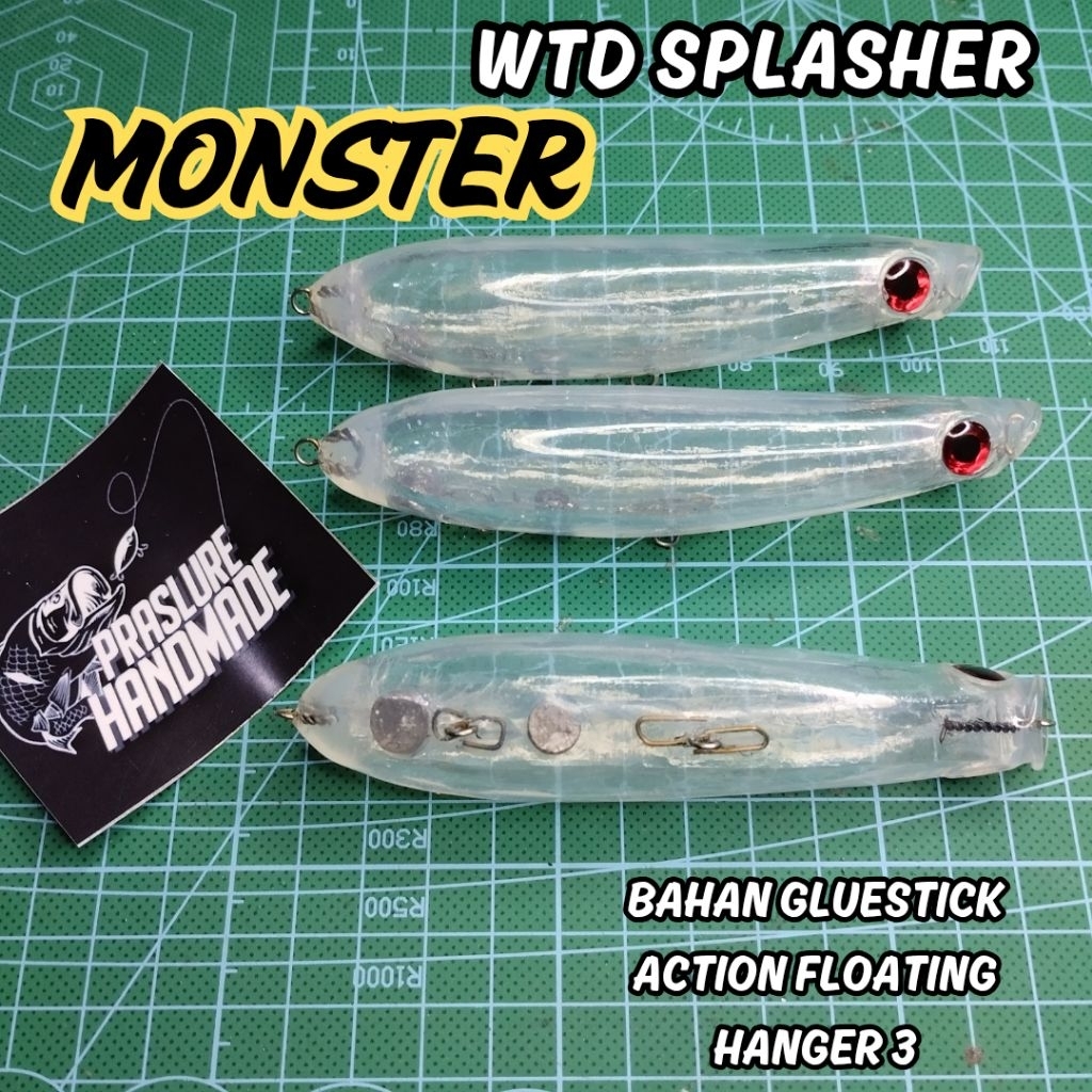 UMPAN CASTING HAMPALA TOP WATER WTD SPLASH MONSTER 12CM