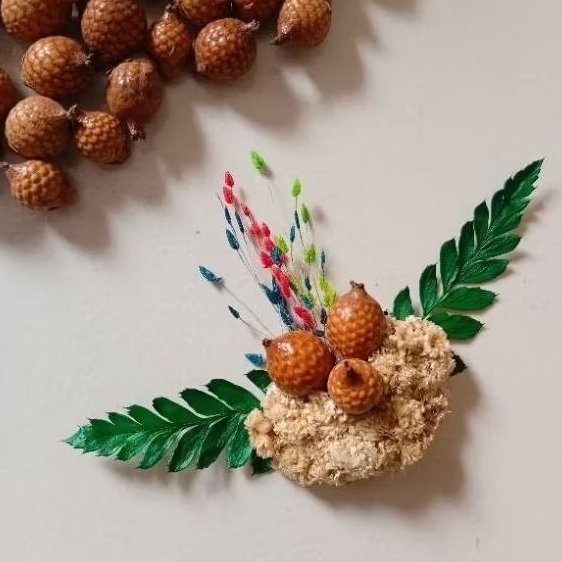 Rangkaian Bunga Kering Hiasan Hampers/Hiasan Bingkai