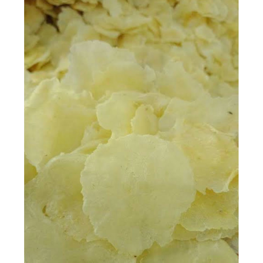 

Emping melinjo mentah kualitas super sudah kering ukuran kecil 1-2 melinjo