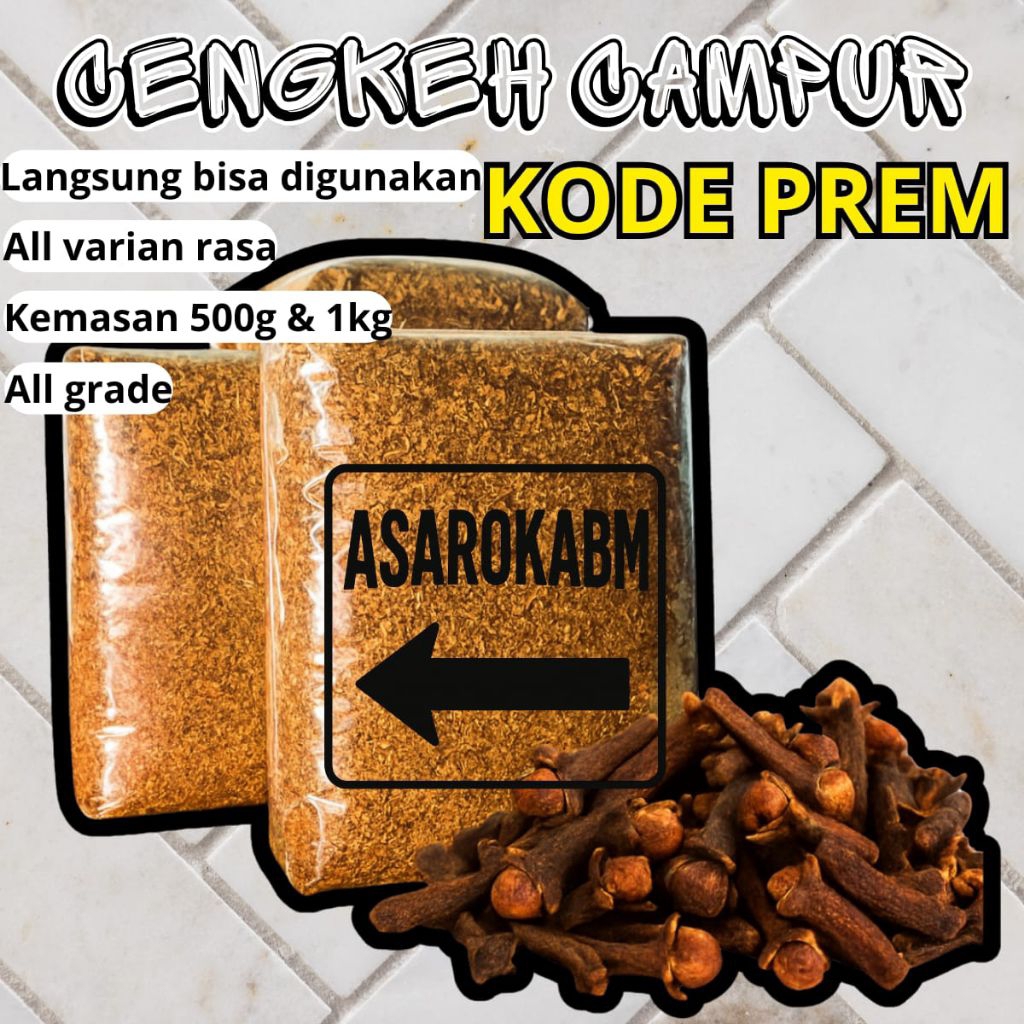 

Cengkeh campur kode prem, Kemasan 500g & 1kg
