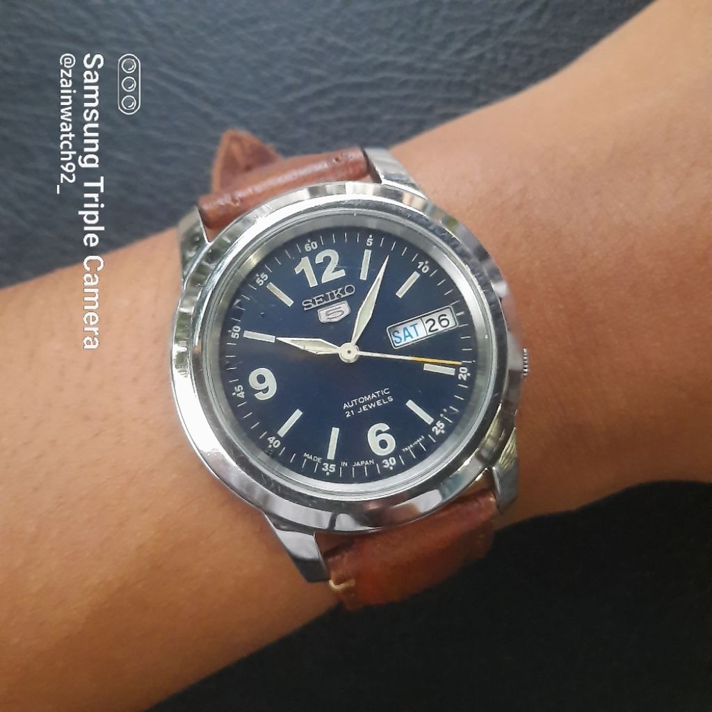 Seiko 5 SNKE61K1 Blue Navy Dial Automatic 21Jewels Original