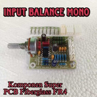 Kit INBAL / Input Balance Mono Pcb Fiber FR4 Komponen METAL FILM Original