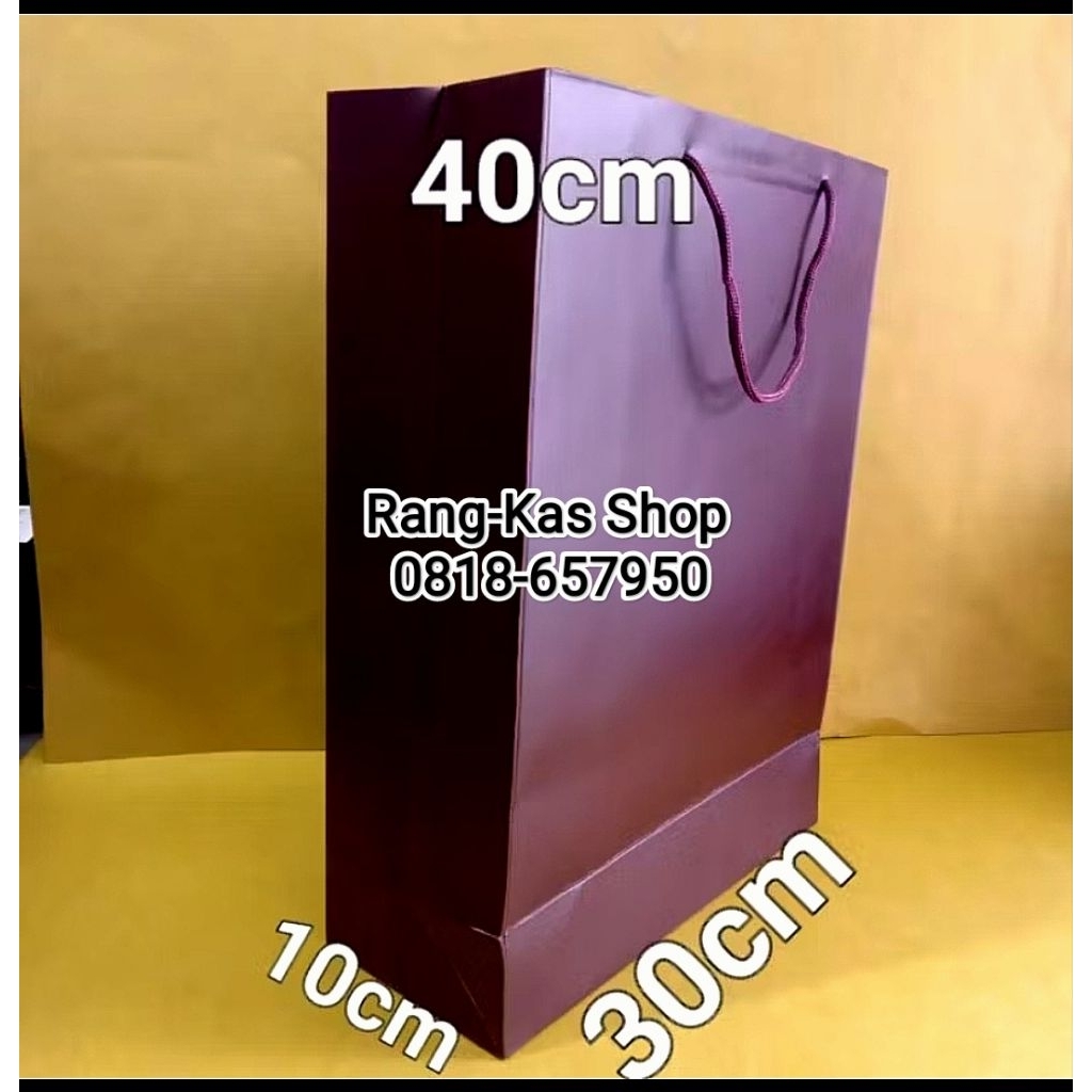 

Paperbag Maroon XL duplex laminating isi 12pcs