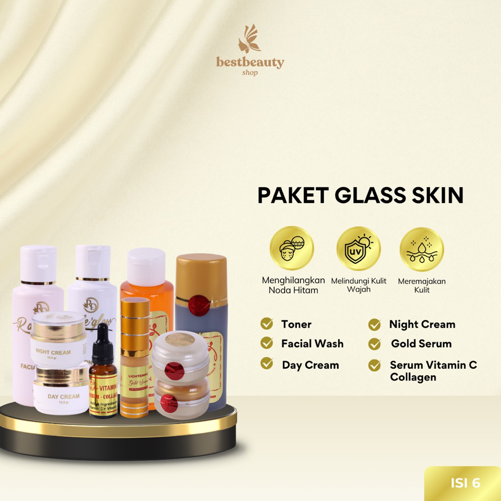 Paket Glass Skin RinnaDiazella (RD GOLD & RD’e GLOW)