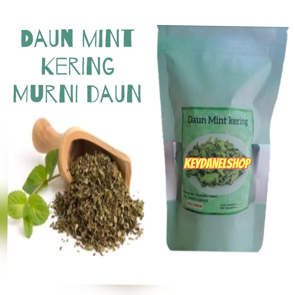 

Teh daun mint kering murni daun tanpa batang 50 gram