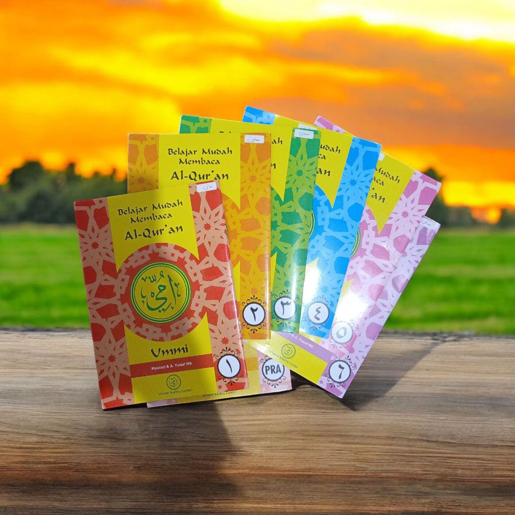 Buku Ummi Original Lengkap Pra Ummi, Jilid 1-6 , Gharib, Tajwid