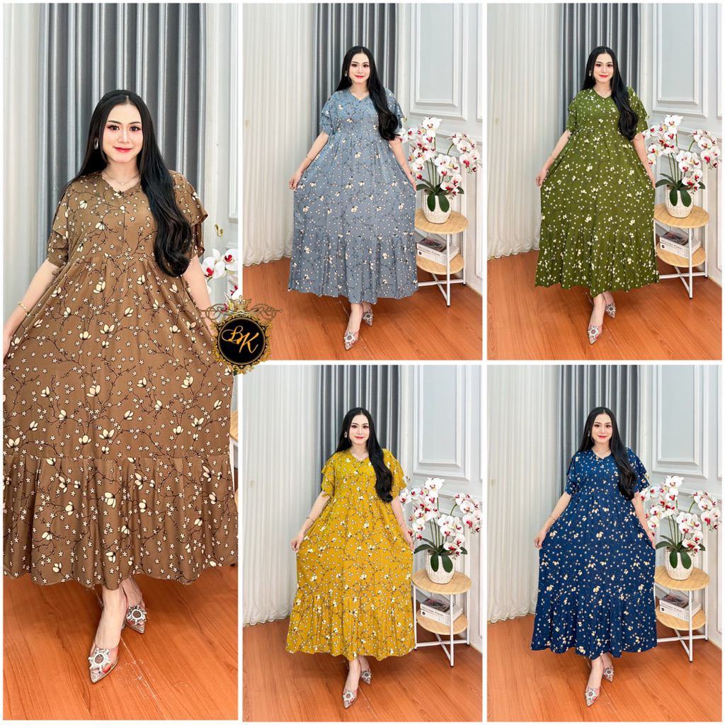 Daster Kanaya Terbaru| Daster Jumbo Terbaru| Dress Kanaya Jumbo| Daster Kanaya Jumbo Ld 130| Daster 