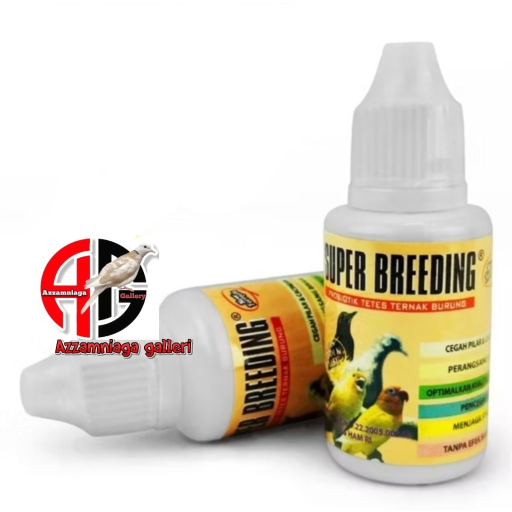 SUPER BREEDING PREBIOTIK TERNAK BURUNGKENARI LOVEBIRD PERKUTUT