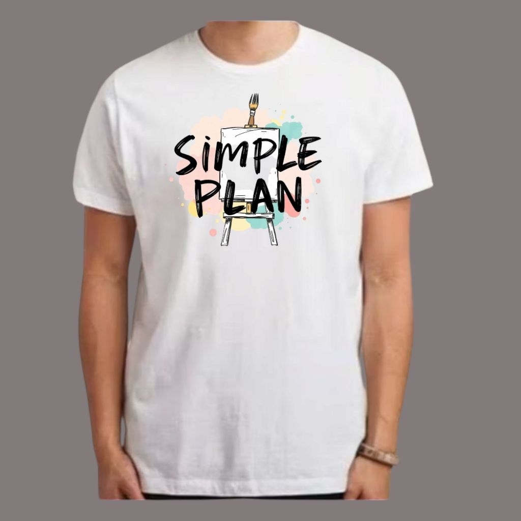 KAOS T-SHIRT SIMPLE PLAN PREMIUM