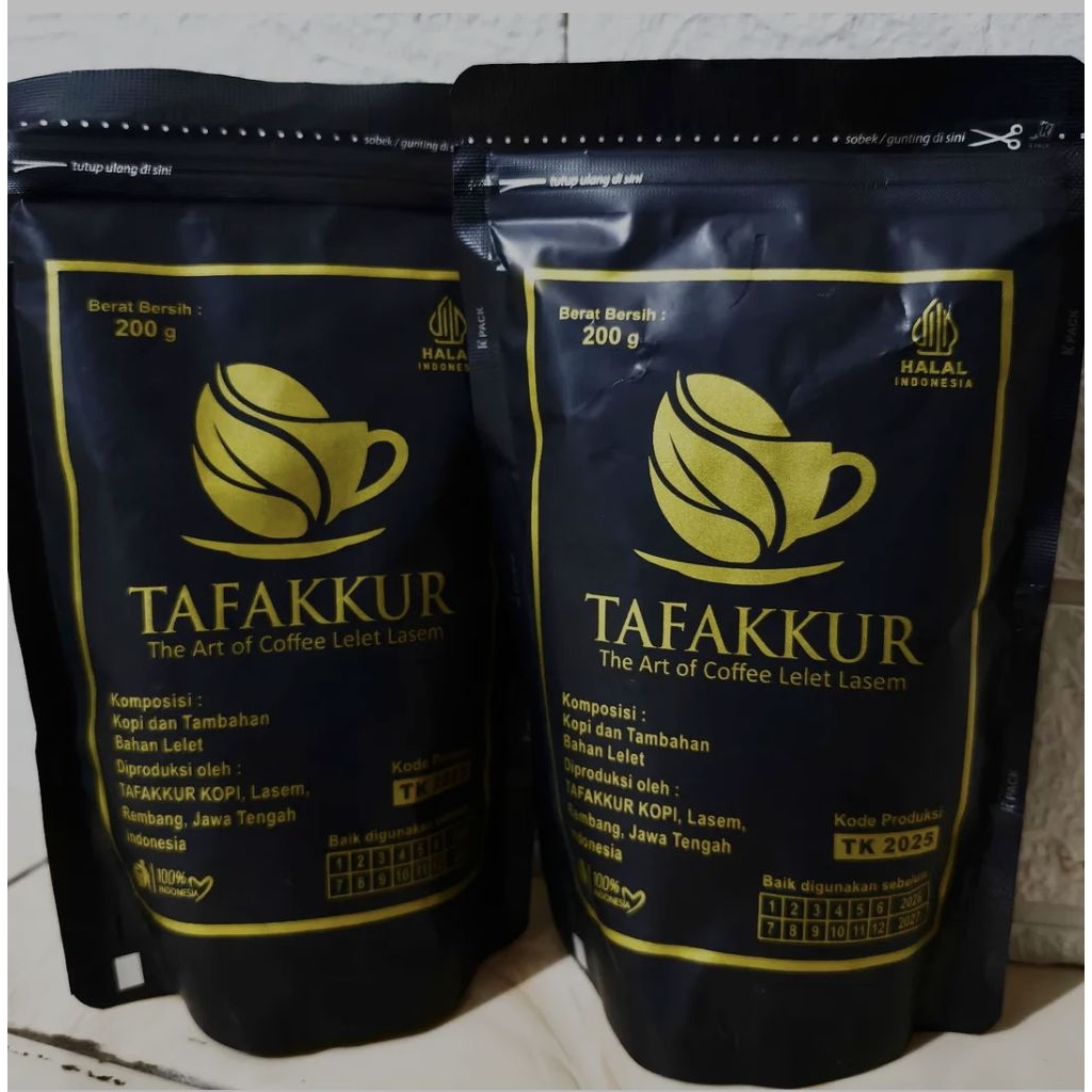 

kopi lelet Tafakkur 200 gram Original - kopi Lelet lasem murah - kopi Rego