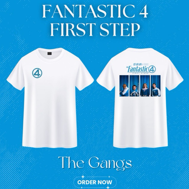 T-SHIRT FANTASTIC FOUR: FIRST STEP