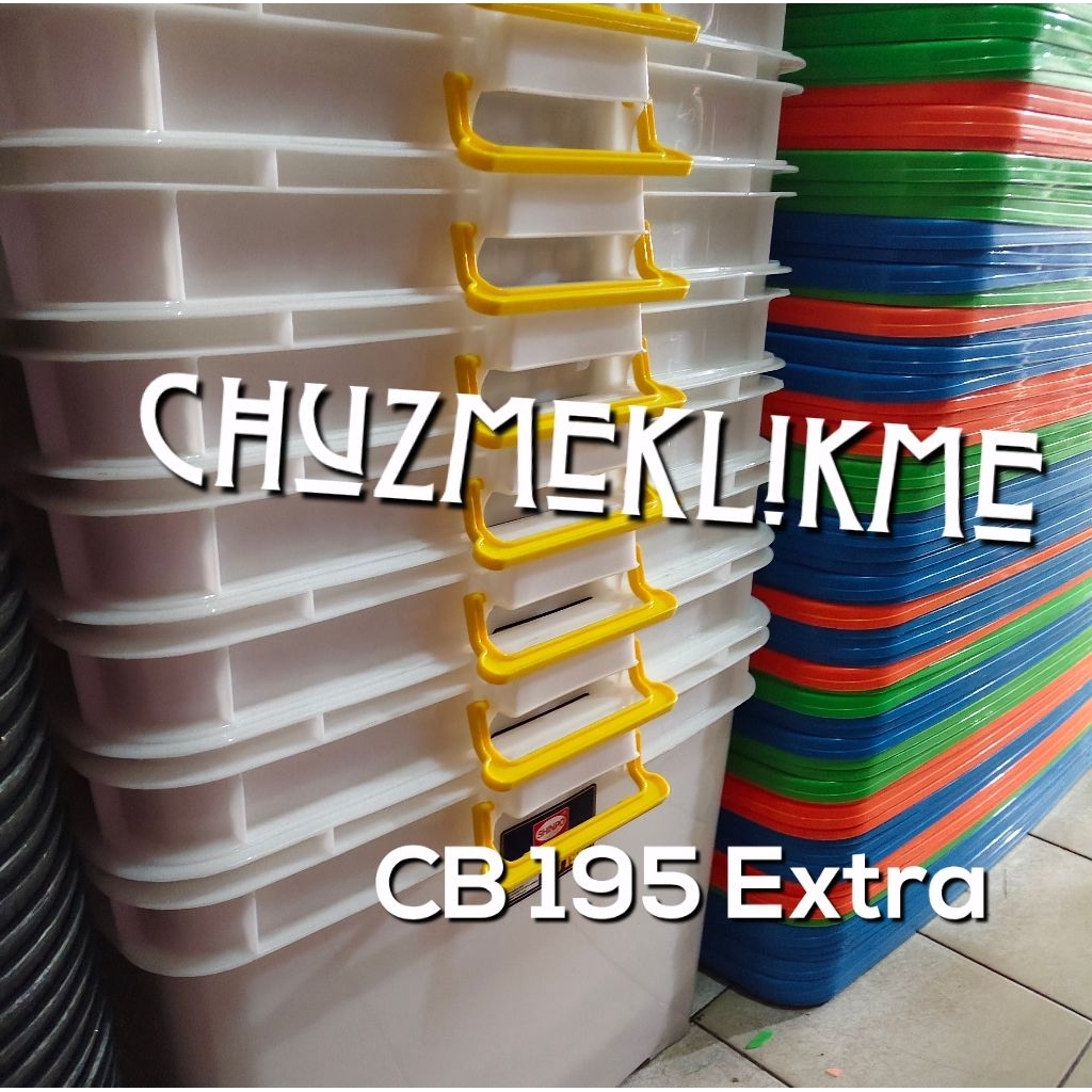 Container box Shinpo Extra CB 195 liter/Box Shinpo CB 195 extra (besar)/Box shinpo jumbo CB 195