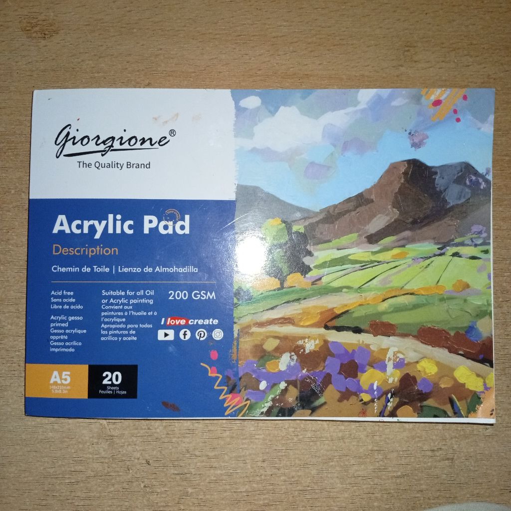 

Preloved Acrylic Pad