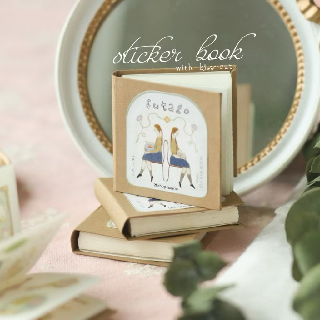 

Teayoushop Twins Sticker Kiss Cut Book