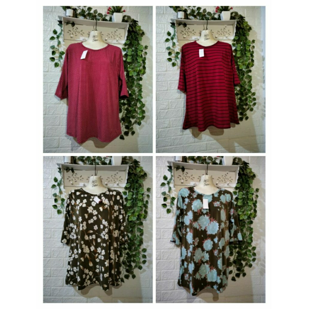 Blouse Wanita Jumbo / Blouse Wanita Jersey / Blouse Jersey Jumbo / Blouse Jersey Premium