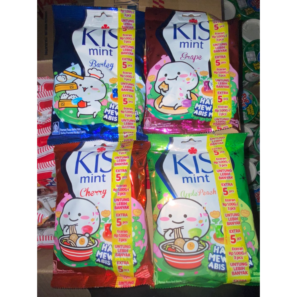 

Permen Kis Mint 125g All Varian Rasa Isi 50