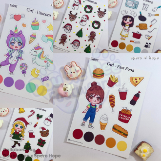 

[DD X SPERO] STIKERSHEET GIRL TEMA LUCU BIRTHDAY MERMAID BINTANG ANTI AIR STIKER GURU UNTUK MURID STIKER BUKU JURNAL AESTHETIC