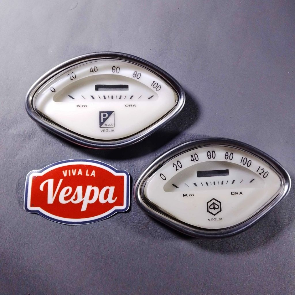Mika Ring Layar Speedometer set Oval Chung P/ 100 Vespa VBA VBB Sprint S GL SS GS Super
