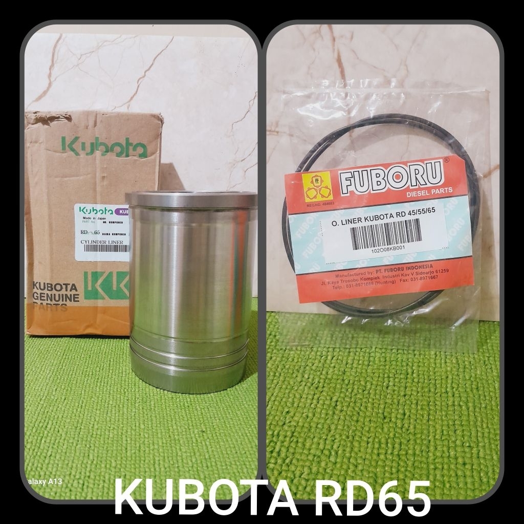 vooring boring Cylinder liner mesin diesel kubota Rd65 Rd 65 (B)