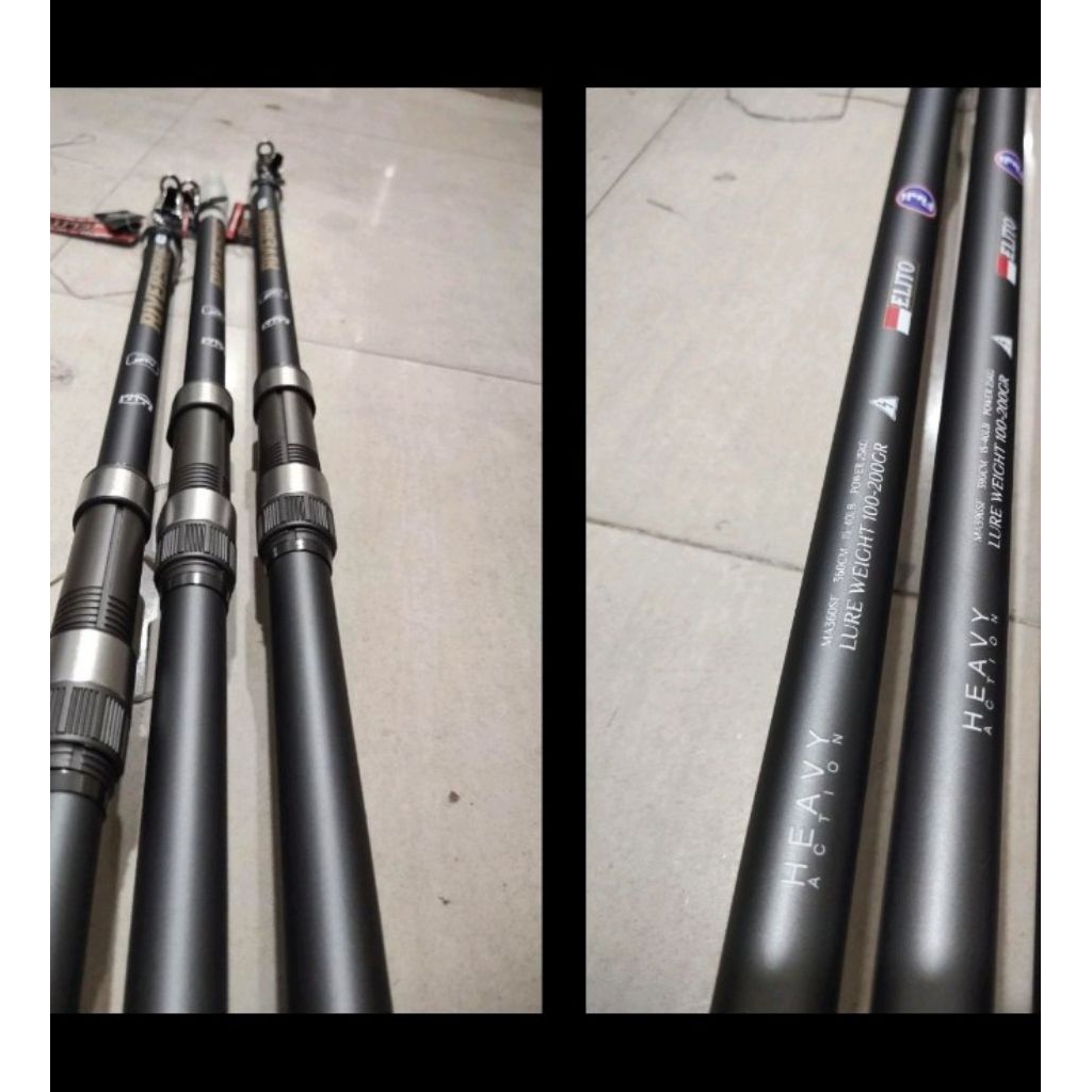 joran antena surf elito riverside
360 390 420 450 surf pantai