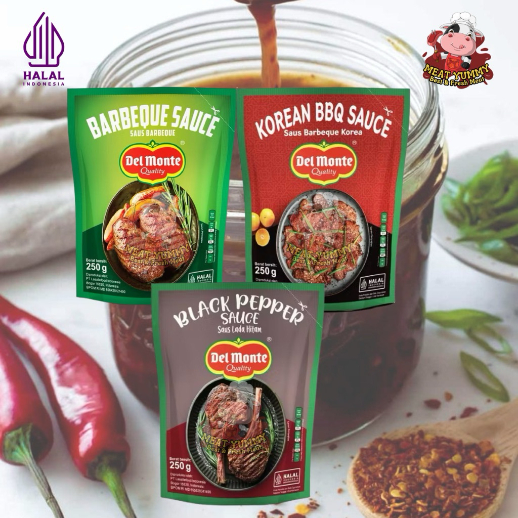 

Del Monte Saus BBQ | Korean BBQ | Blackpaper 250gram