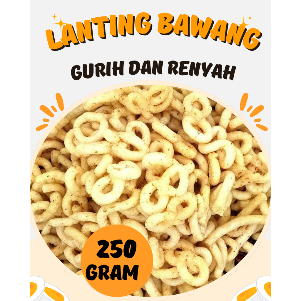 

Lanting Bawang Lanting Singkong Bumbu Klanting Lanting Kebumen Bumbu Rasa Bawang 250 Gram