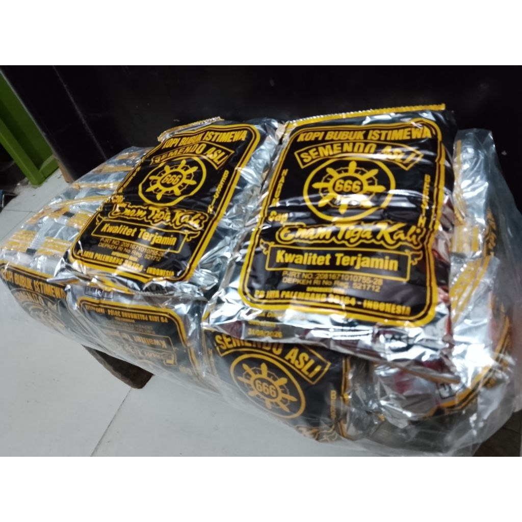 

Kopi Semendo 666 190Gr Kopi Asli Palembang