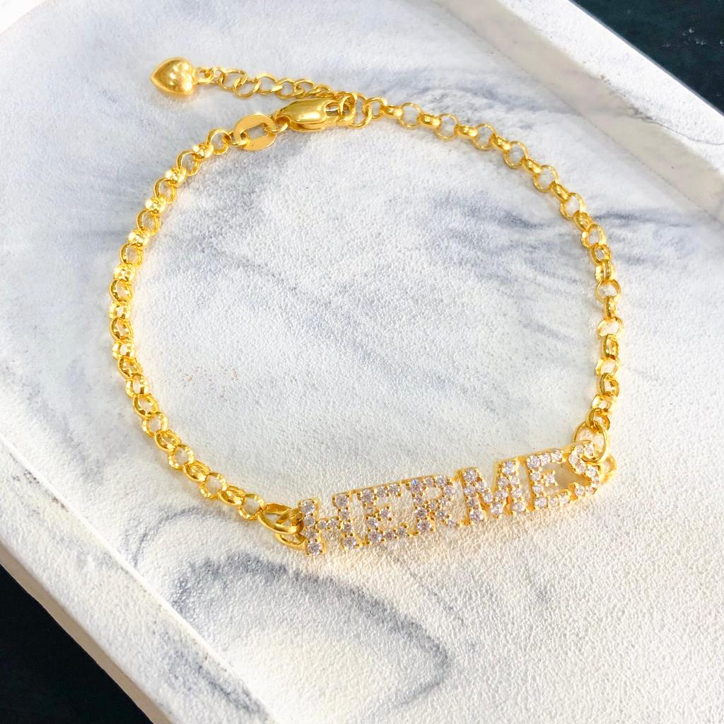Gelang Emas Tiger Plat HRM*S 375/8K