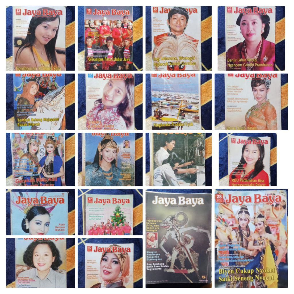 MAJALAH JAYABAYA PANJEBAR SEMANGAT BISA PILIH EDISI