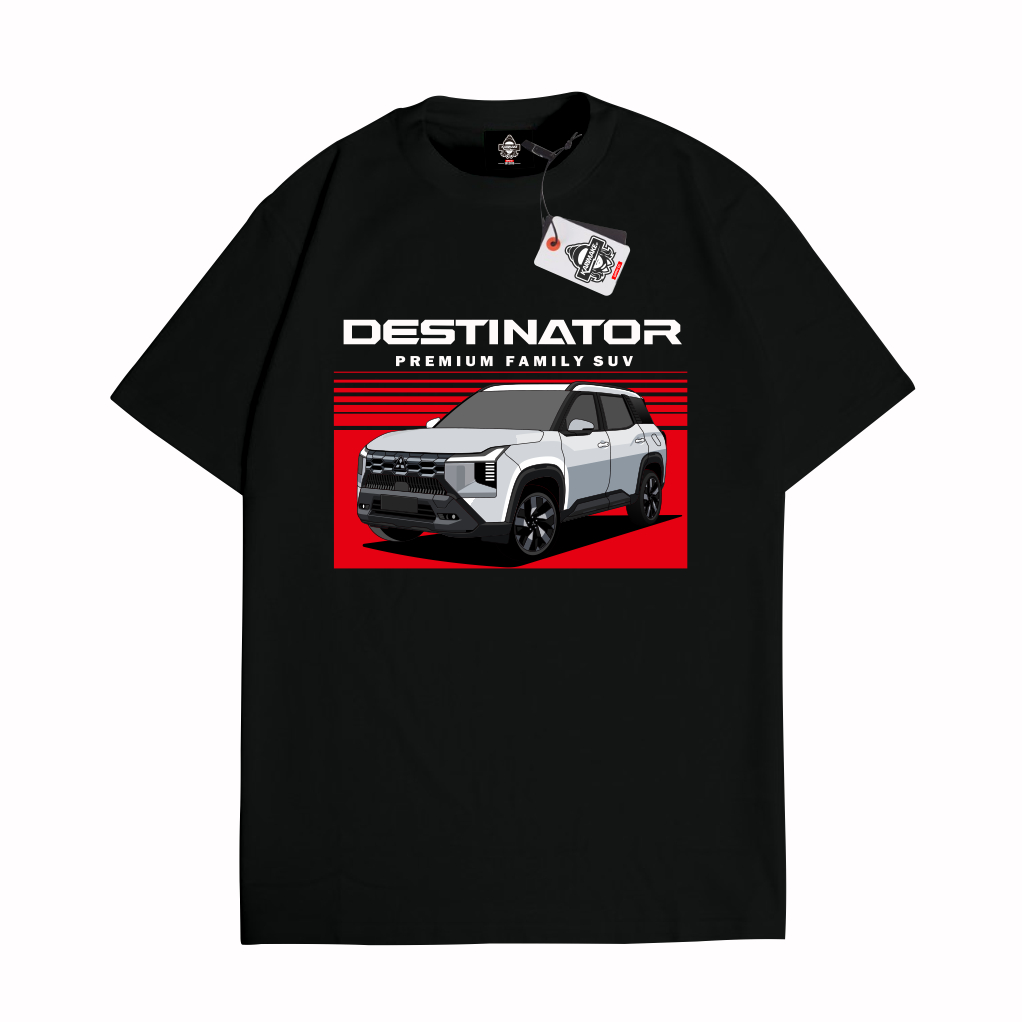 KARIMAKE Kaos Baju T Shirt Distro Unisex Gambar Mobil MITSUBISHI DESTINATOR