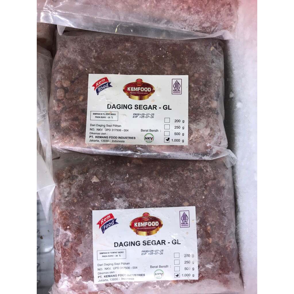 

daging giling segar kemfood 1kg