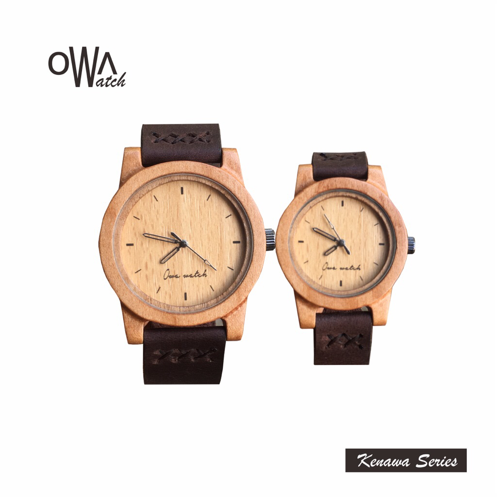 owa kenawa / jam tangan kayu couple