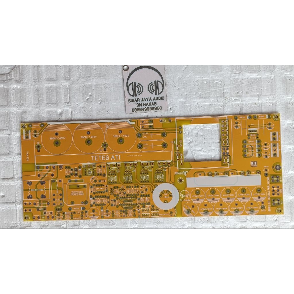 PCB smps fullbridge 3000watt ee55