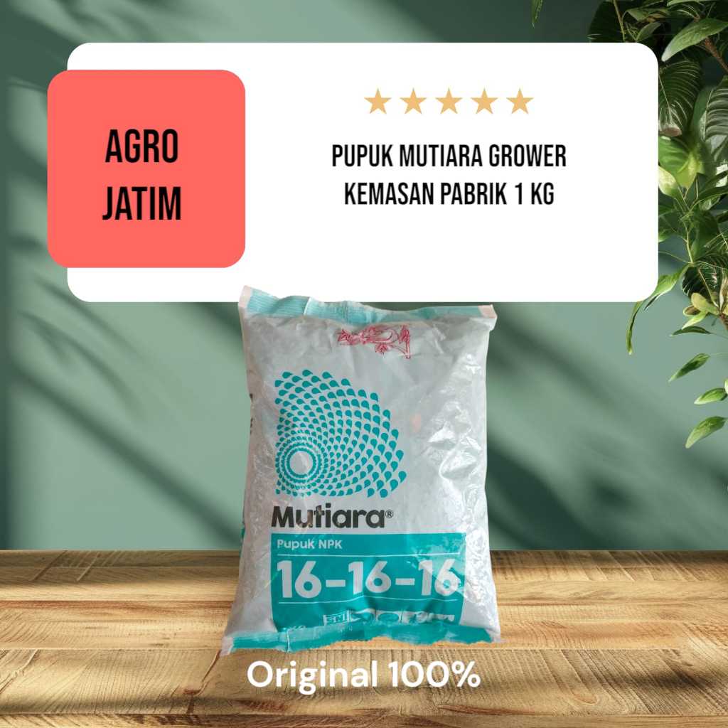 PUPUK NPK MUTIARA KEMASAN PABRIK-   1 KG