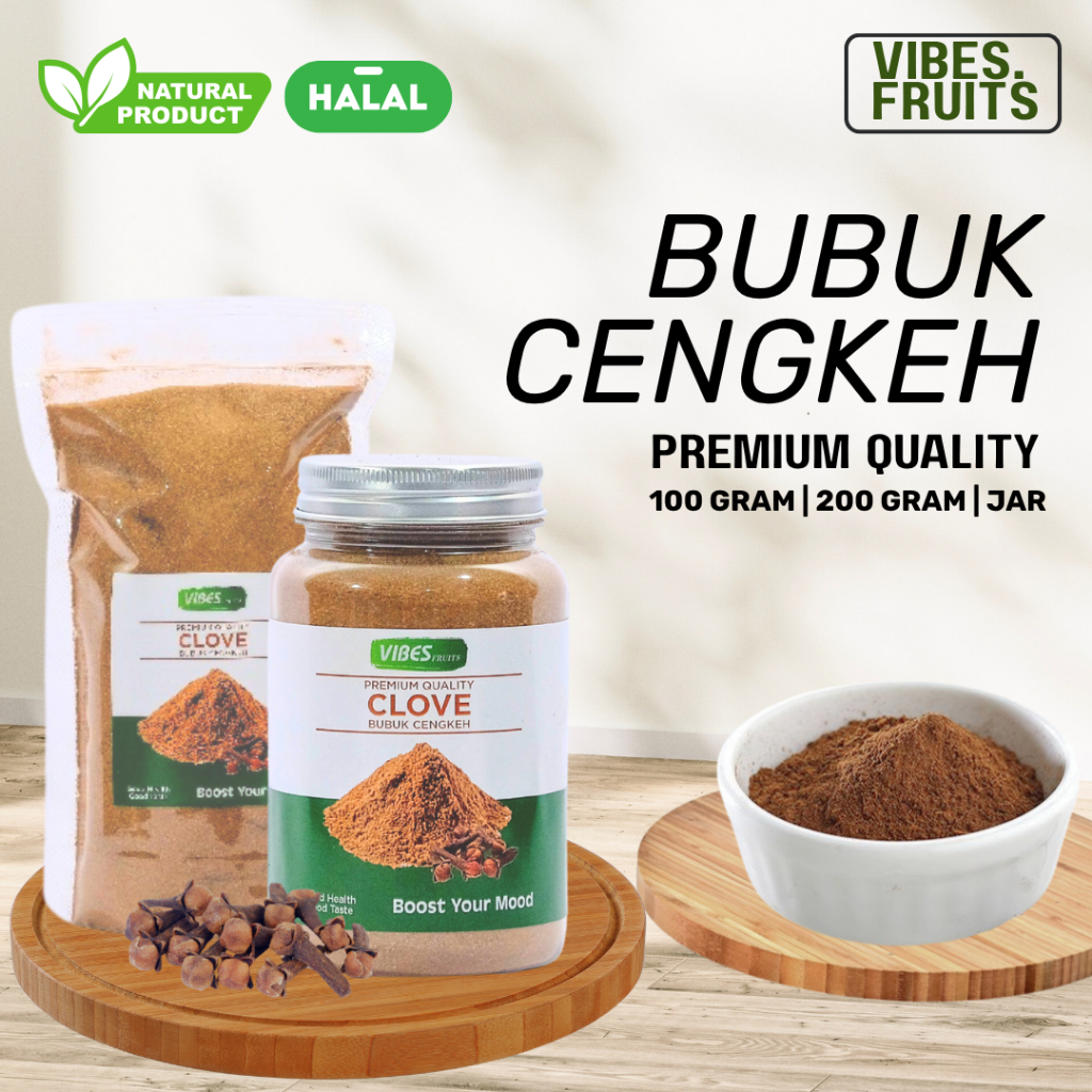 

Bubuk Cengkeh Premium 100gr 200gr / Cengkih Bubuk Bumbu Rempah Masakan / Clove Powder Pure