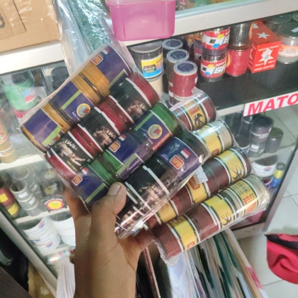 senar layang layang 1 pack isi 12 ecer 1500