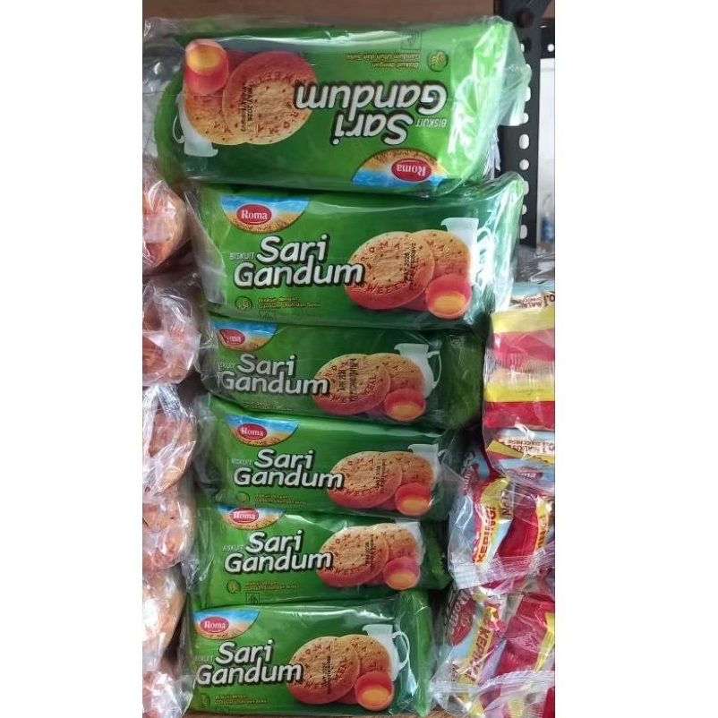 

Roma Biskuit Sari Gandum renceng isi 10 sachet x 39 gram