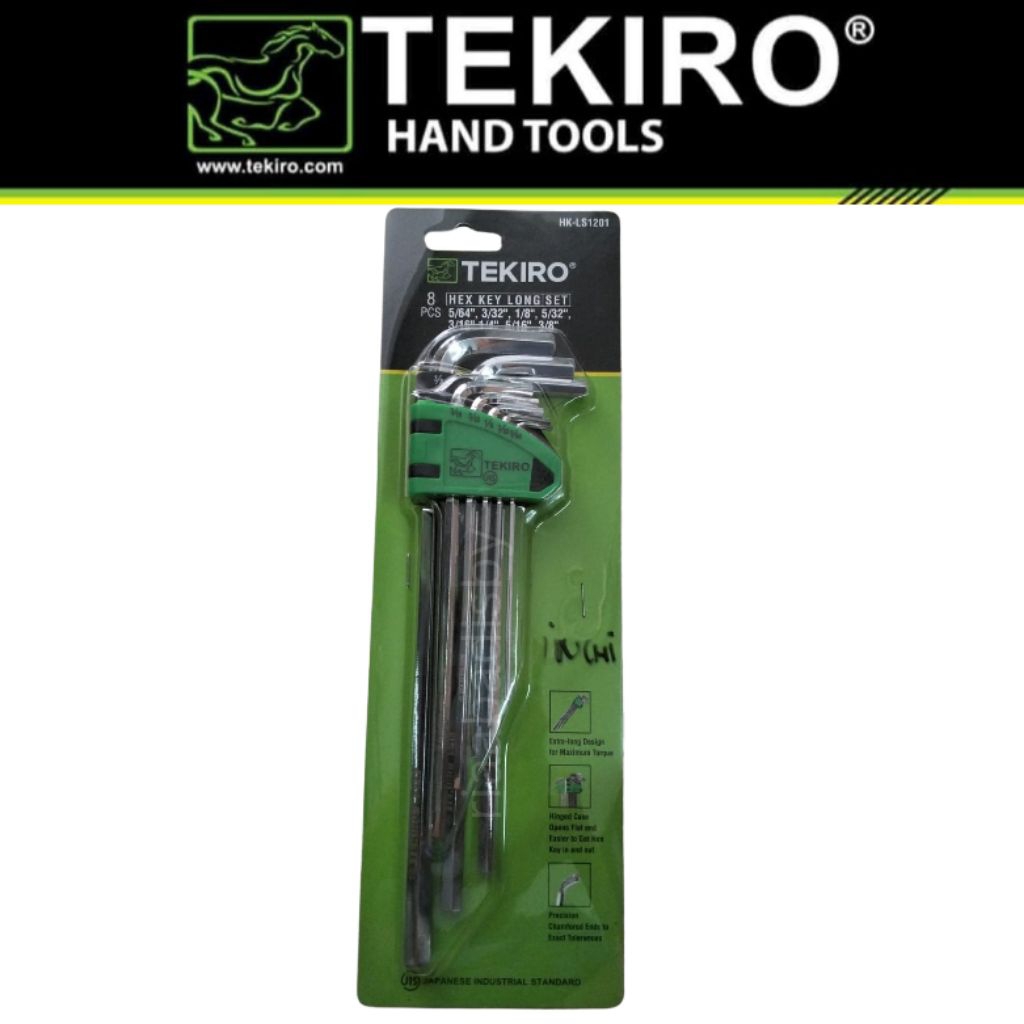 KUNCI L SET INCHI PANJANG TEKIRO