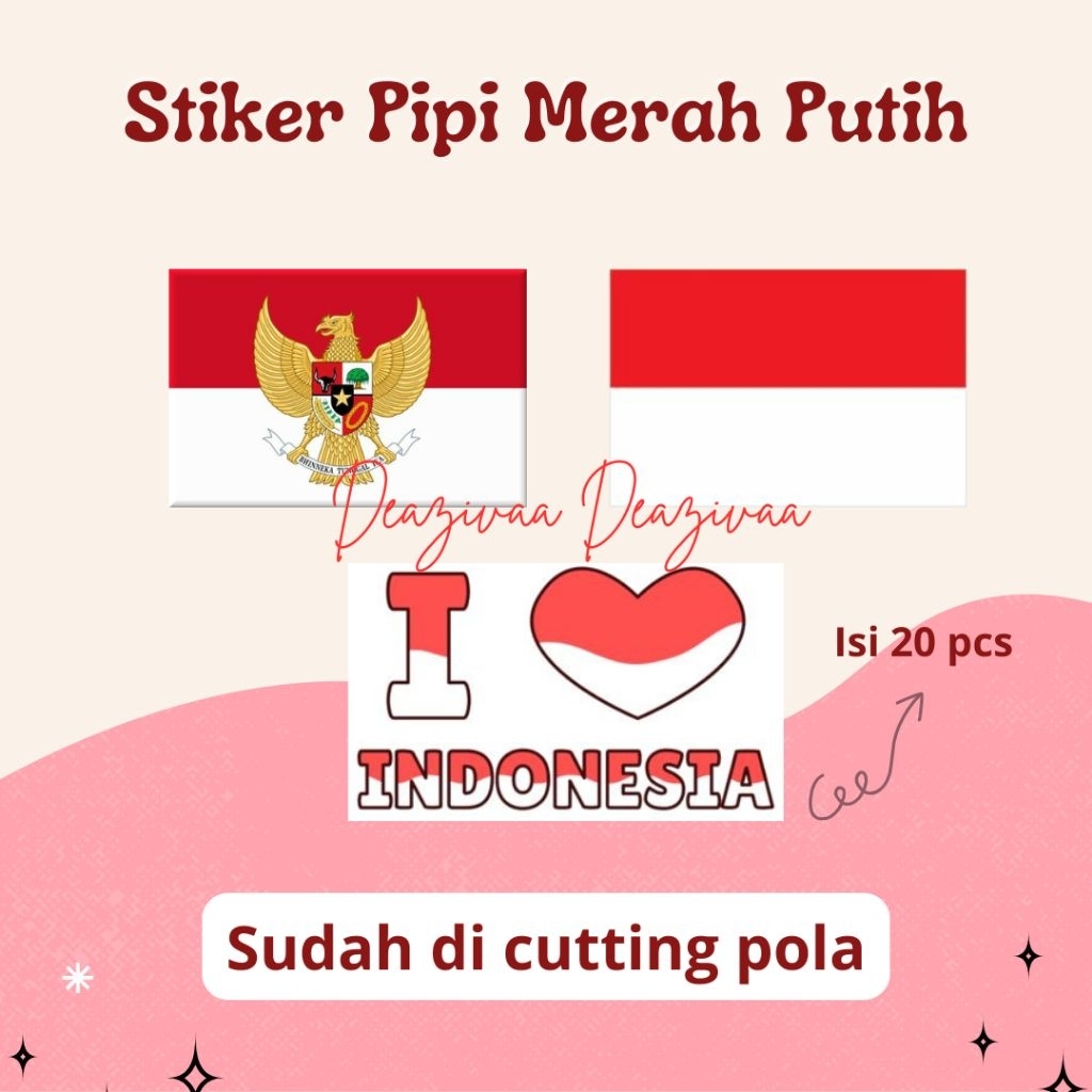 

STIKER PIPI MERAH PUTIH - STIKER PIPI KEMERDEKAAN INDONESIA