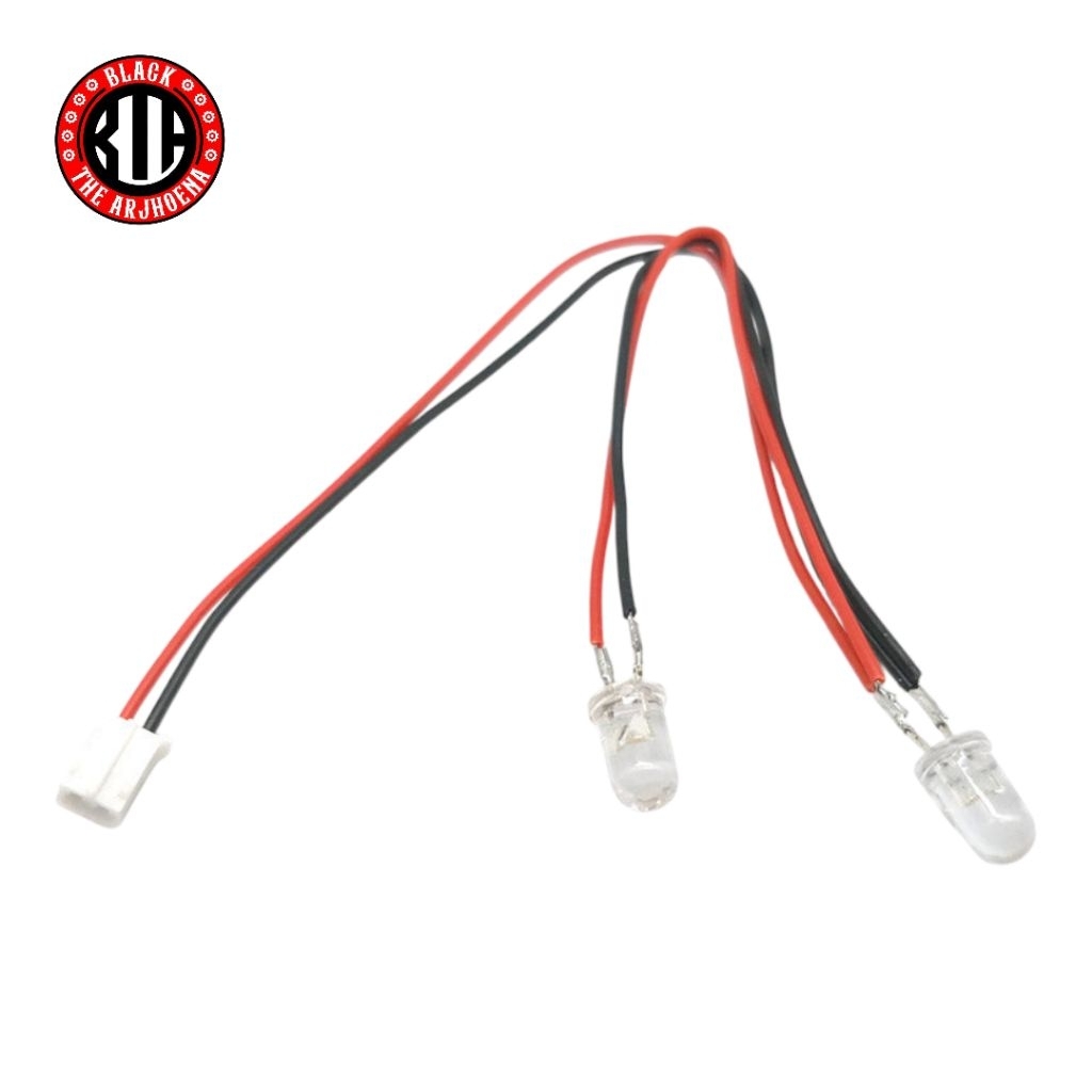 Socket Lampu LED To PCB 2 PIN RC Remote Control WPL RC QD Off Road 4X4 Rock Crawler