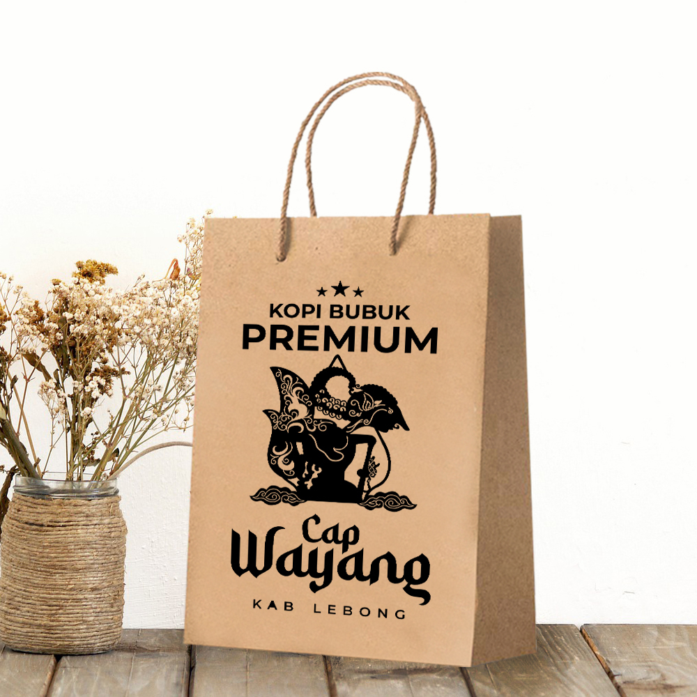 

Paperbag Sablon Custom /paperbag coklat 20x10x25/ Paperbag Polos Coklat / Paperbag Coklat / Tas Kertas / Tas Kertas Coklat