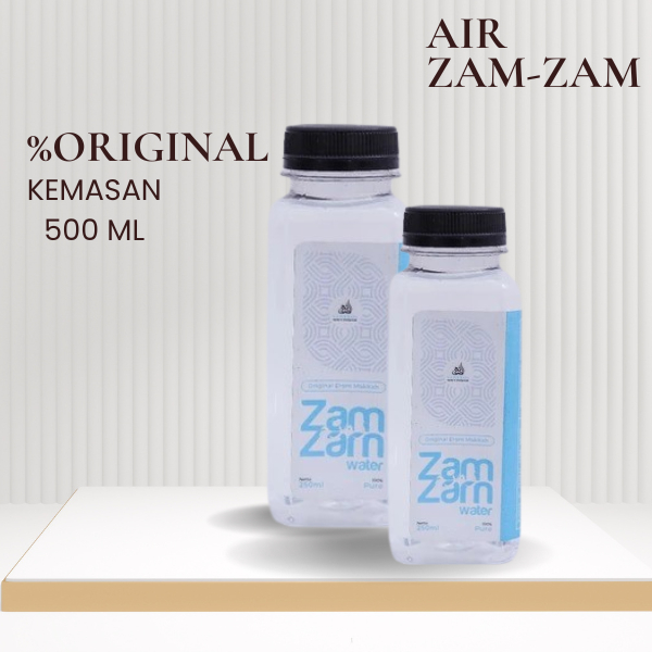 

Air Zam Zam 500ml Asli 100% Orginal Zamzam Water Oleh Oleh Haji Umrah / Air Zam Zam Botol Kecil Asli