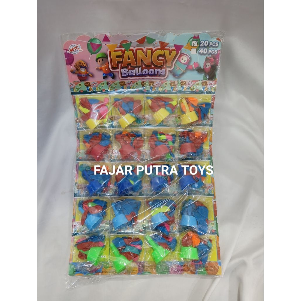 MTC TOYS FANCY Grosir Mainan Balon isi 20 Bks / Lembar