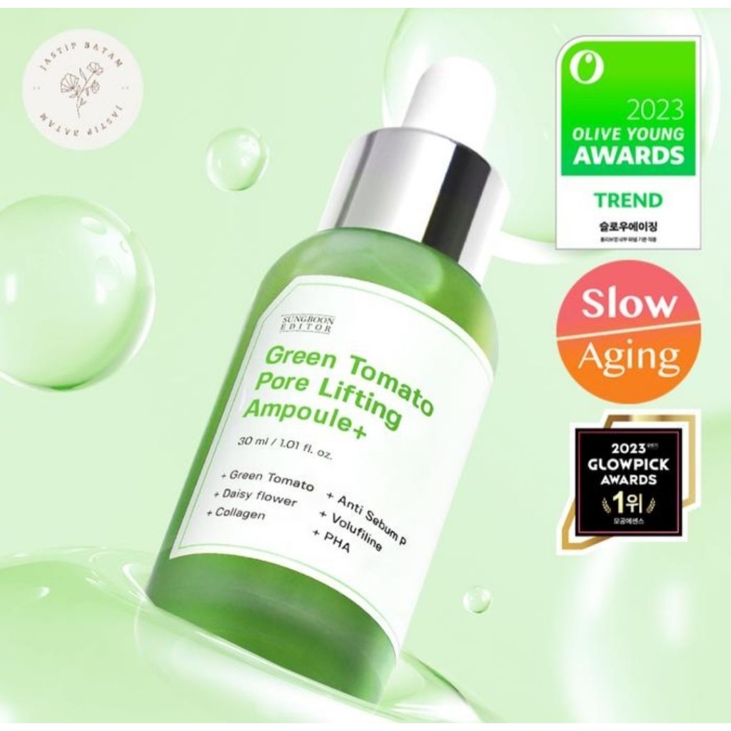SUNGBOON EDITOR GREEN TOMATO PORE LIFTING AMPOULE