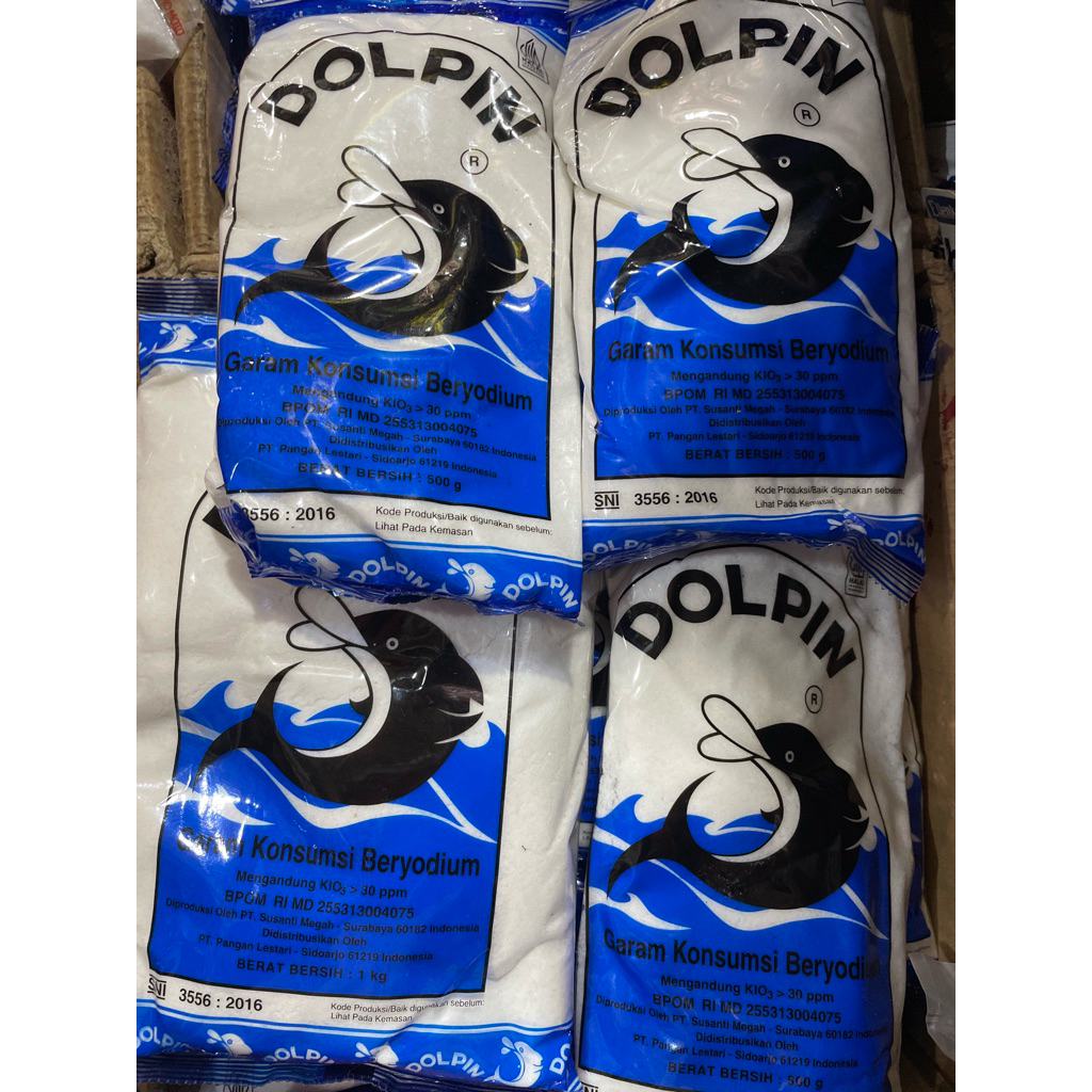 

Garam Dolpin Kemasan 250gr//500gr//1kg