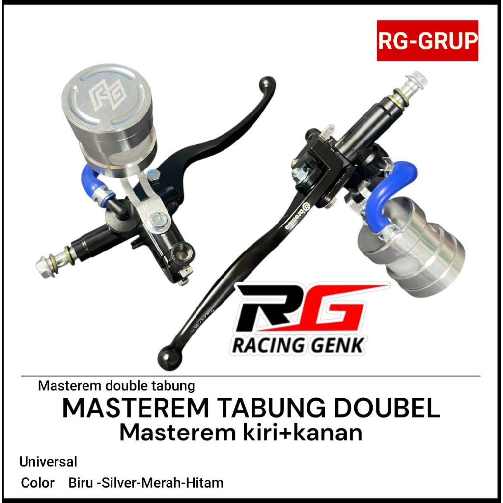 Nonthabury Master handle rem (SILVER) Tabung bulat besar pnp pcx nmax aerox 2 tabung minyak rem  tab