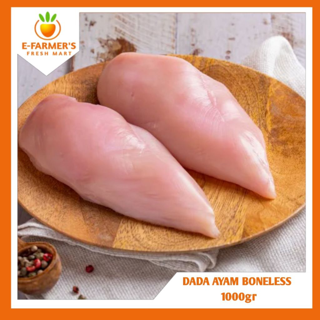 

Dada ayam filet 1KG I Boneless filet Tanpa Tulang Termurah Frozen (JAKBAR)